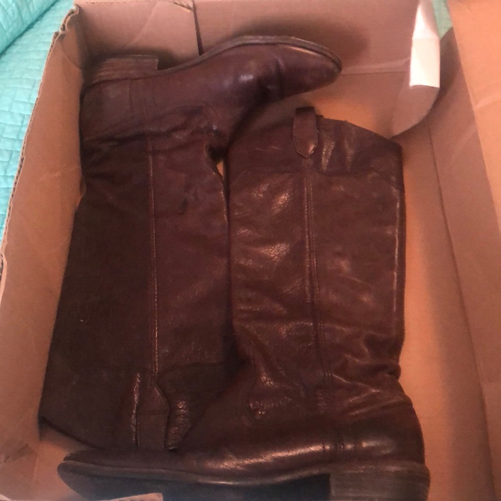 Well loved Frye cowboy boots